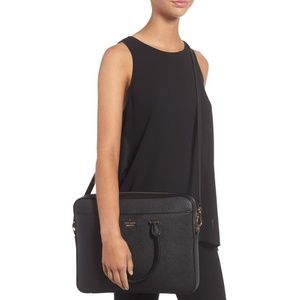 Kate Spade Black Saffiano Leather Laptop Bag